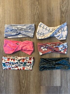 Hello headband & boutique Twisted Headbands Set - Multicolor